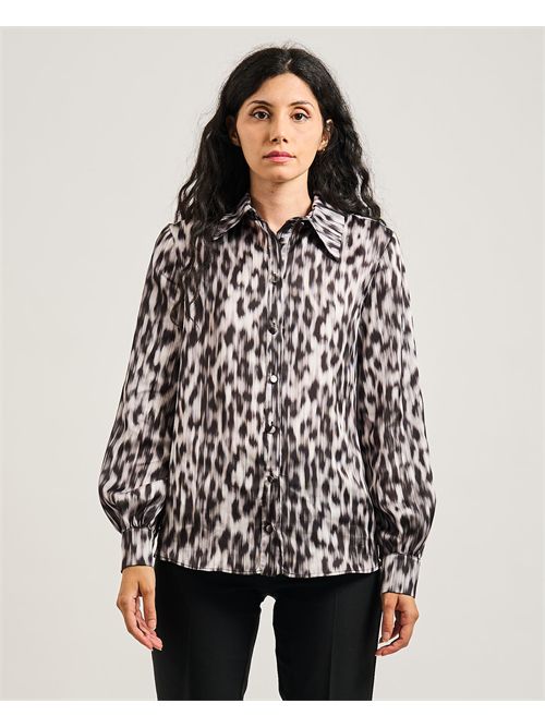 Silvian Heach women's shirt with animal print SILVIAN HEACH | GPA25416CAANIMALIER MELANGE